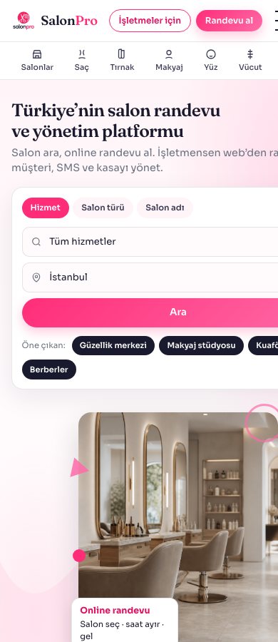 SalonPro Android uygulaması